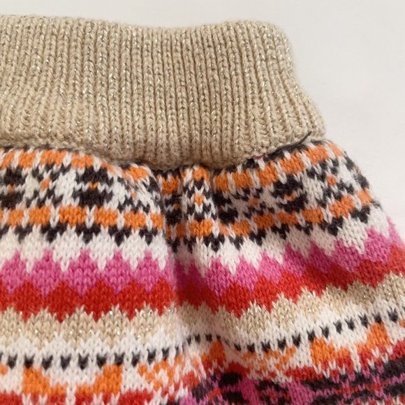 Oshkosh Sweater Striped Sparkly Holiday Skirt Kids Size 4 - Picture 8 of 11